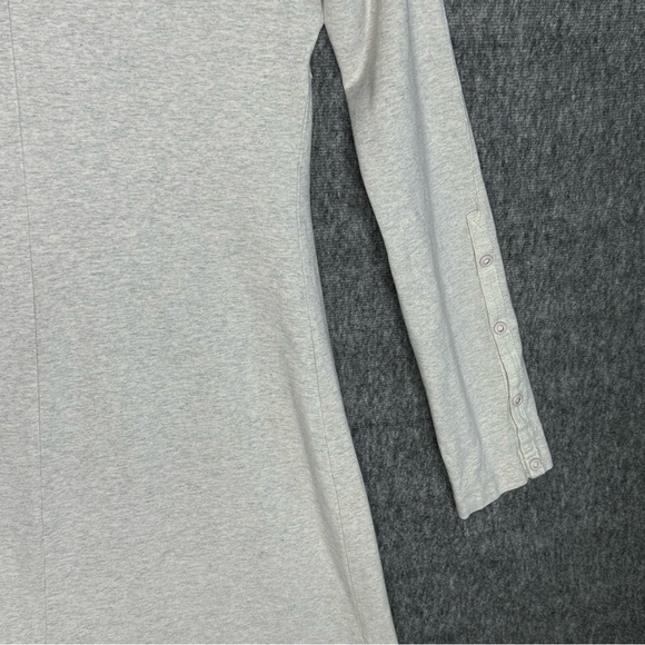 Athleta | Sweatshirt Hoodie Tunic Dress in Gray‎  Workout Athletic Sporty Sz XS - Picture 2 of 13